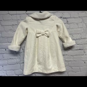 Lydia Jane Girls Lined Double Breasted Coat 2T